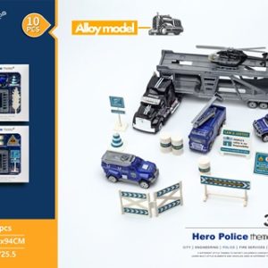 Игрален комплект: автовоз с колички.