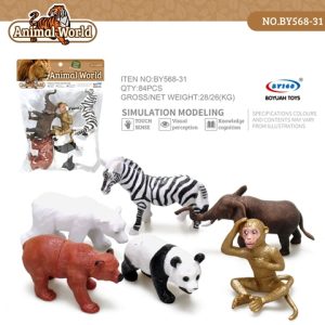 Игрален комплект диви животни -6бр.