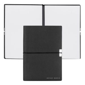 Hugo Boss Тефтер Elegance Storyline - бели листове - A6 - черен