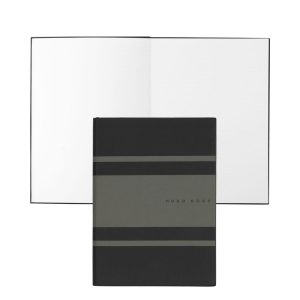 Hugo Boss Тефтер Essential Gear Matrix - на точки - A5 - тъмнозелен
