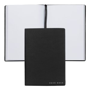 Hugo Boss Тефтер Essential Storyline - бели листове - A6 - черен