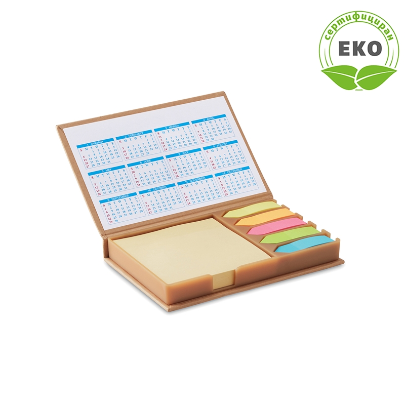 More-Than-Gifts-Eko-kutiya-za-belezhki-i-indeksi-Memocalendar-107878-1 More Than Gifts Еко кутия за бележки и индекси Memocalendar
